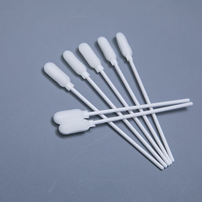 Astuce stérile blanche d'éponge de bâtons de plastique de tampons de coton longueur de tête de 18,5 millimètres