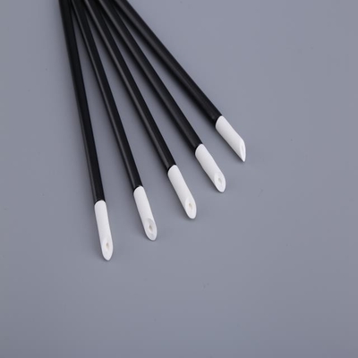 Le nettoyage non pelucheux adapté aux besoins du client de puces tamponne la mousse noire d'unité centrale aucune huile de silicone