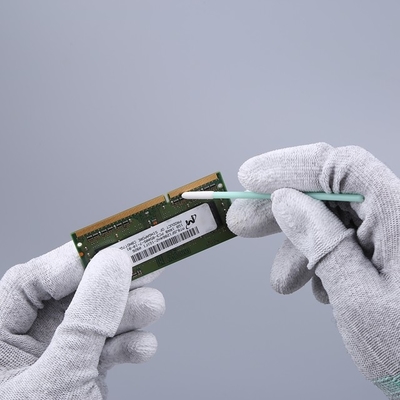 Industrie nettoyant le bâton des tampons de coton de pièce propre pp longueur totale de 85 millimètres