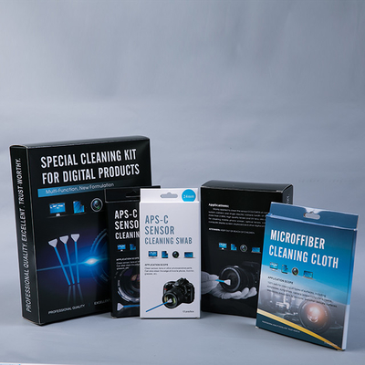 9 dans 1 kit de nettoyage de capteur d'OEM Microfiber d'appareil photo numérique