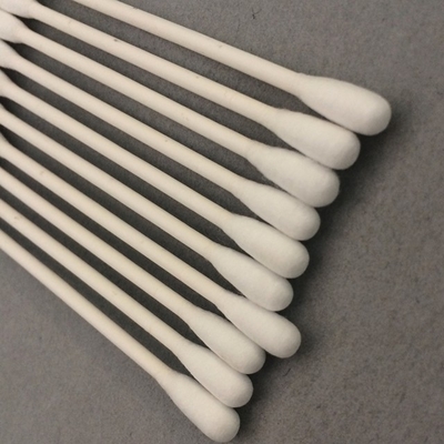 Écouvillons protégés de la poussière de nettoyage de coton de 3 pouces 75mm