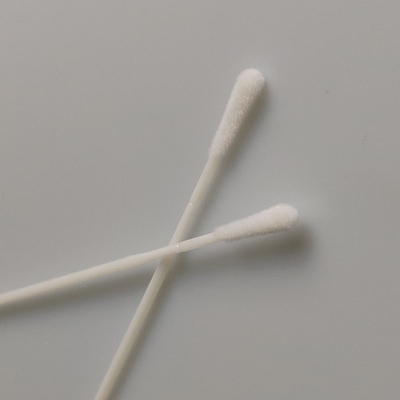 Tampon de coton médical oral de gorge nasale de collection de spécimen