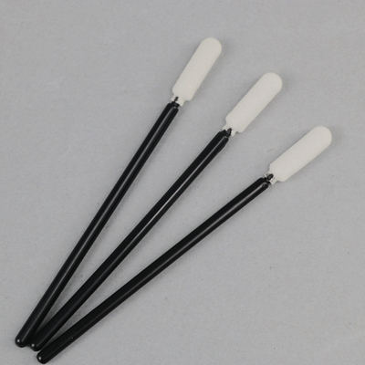 écouvillons non pelucheux de mousse de Cleanroom de poignée de polypropylène de 113mm
