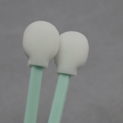 Écouvillons jetables de mousse de Cleanroom de tête circulaire de l'électronique