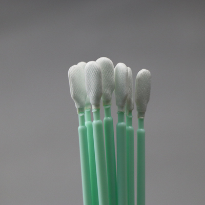 écouvillons de nettoyage jetables de polyester de Cleanroom de 165mm