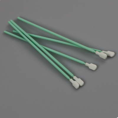 écouvillons de nettoyage jetables de polyester de Cleanroom de 165mm