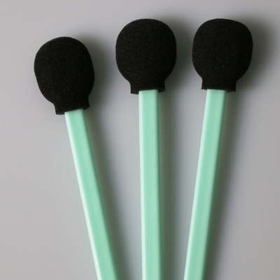 Écouvillons de nettoyage industriels de mousse de tête noire ronde de la tête TX708 125mm