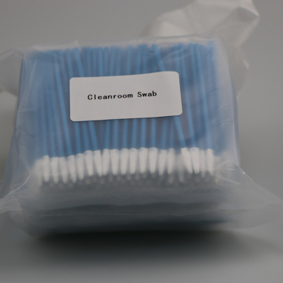 Mini écouvillon jetable non poussiéreux principal pointu aigu de polyester de Cleanroom