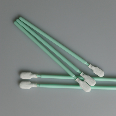 Bâtons de nettoyage d'écouvillon 102mm de longueur du Cleanroom de polyester industriel jetable de double couche