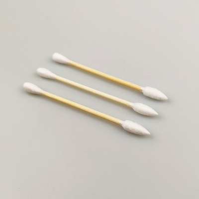 Oreille nettoyant les bourgeons biodégradables de coton de 3" de 75mm