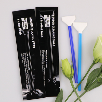 le plein nettoyage de capteur de caméra de cadre de 24mm tamponne la tête non pelucheuse de SafeFlexible