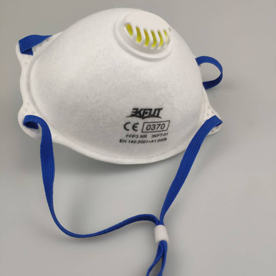Masque protecteur jetable non-tissé du tissu FFP3 NR avec la valve de respiration