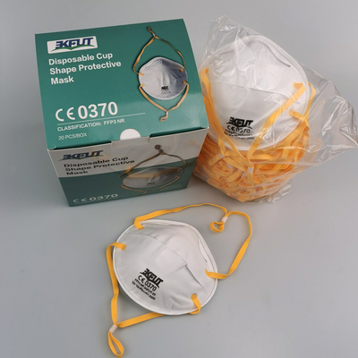 Respirateur jetable de tasse de masque protecteur d'excellente perméabilité à l'air FFP3