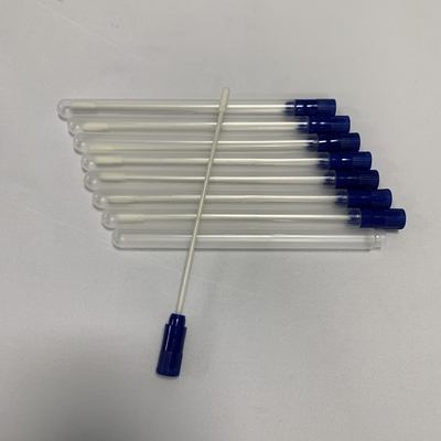 Écouvillon stérile de mousse d'essai de virus d'ordre technique de bâton d'ABS pour la collection témoin d'hôpital
