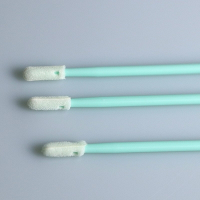 la tête ronde Q de 3.2mm incline des écouvillons de mousse de Cleanroom de bâton de polypropylène