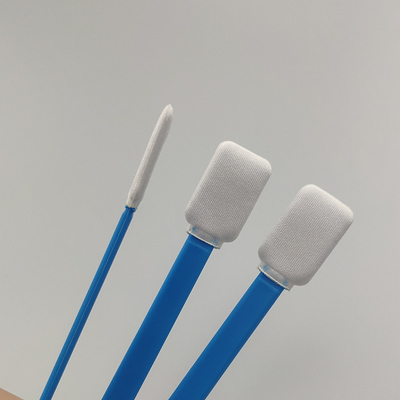 100 le polyester de PCS 125mm incliné tamponne la tête de place que le bleu avec pp collent
