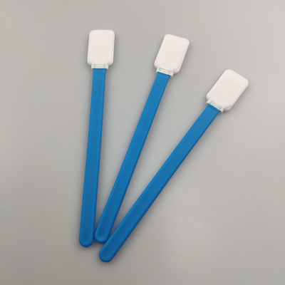 Le polyester tamponne la tête plate de rectangle de polypropylène de matériel propre extérieur de 5 pouces