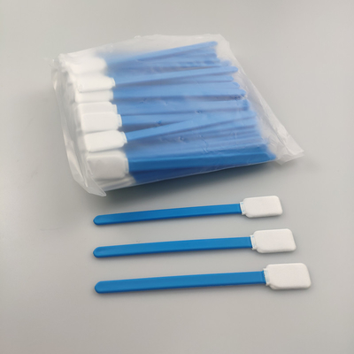 100 le polyester de PCS 125mm incliné tamponne la tête de place que le bleu avec pp collent