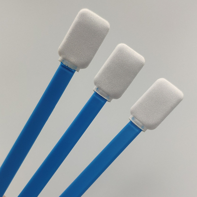 Le polyester tamponne la tête plate de rectangle de polypropylène de matériel propre extérieur de 5 pouces