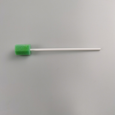 Tiges d'hygiène buccale à code couleur – Embouts éponge ronds en forme de fleur emballés individuellement (Vert/Rose) pour usage médical et domestique