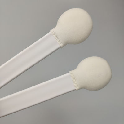 Applicateur de préparation de surface médicale à macro-tête: éponge blanche extra-large de 16 mm pour la gestion et le pansement rapides des fluides