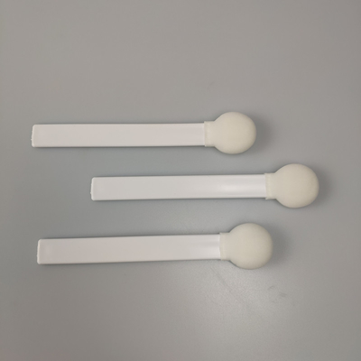 L'éponge blanche forte de poignée tamponnent la grande tête ronde 5 pouces
