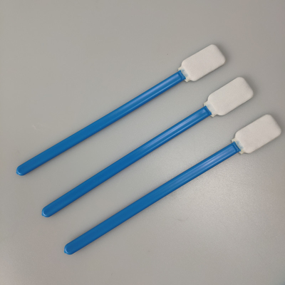 Écouvillons principaux plats 100pcs/Bag de polyester de poignée de polypropylène