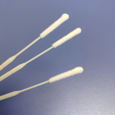 Tête assemblée en nylon d'écouvillon stérile de collection témoin pour la gorge orale nasale