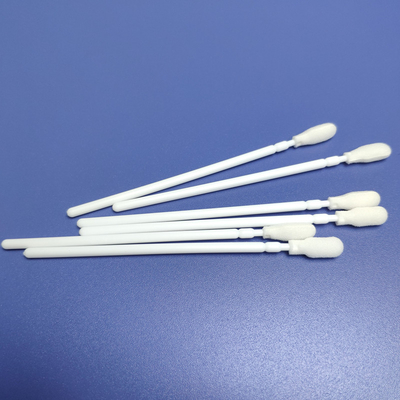 Aucun écouvillons oraux de collection de spécimen d'astuce de mousse de la fluorescence 10cm