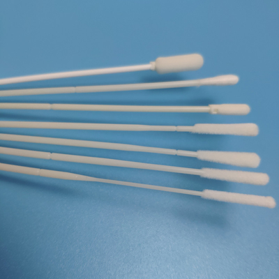 l'écouvillon stérile jetable assemblé en nylon de 15cm avec de l'ABS collent l'écouvillon nasal