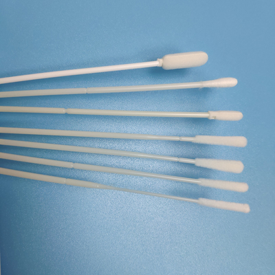 Tête assemblée en nylon d'écouvillon stérile de collection témoin pour la gorge orale nasale