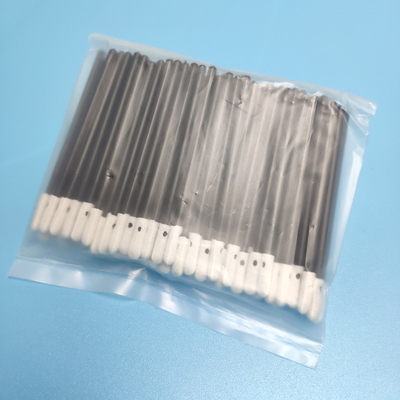 La mousse non pelucheuse d'OEM 70mm a incliné les écouvillons de nettoyage avec la poignée de pp