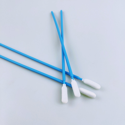 Aucun écouvillon de nettoyage de mousse de fibre avec pp Stick165mm 100pcs/Bag