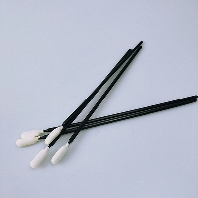 La poignée noire nettoyage de mousse de 6,6 pouces tamponne le produit propre dur pour atteindre l'endroit propre