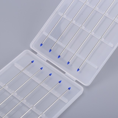 le bleu de bâton en métal de 70mm a dirigé l'astuce adhésive du silicone Q