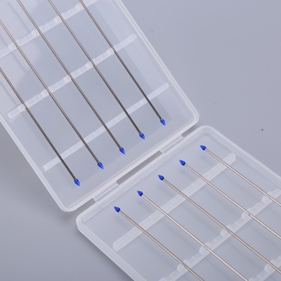 le bleu de bâton en métal de 70mm a dirigé l'astuce adhésive du silicone Q