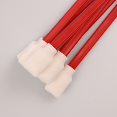 125mm pp collent le coton l'écouvillon que non-tissé d'astuce de mousse avec pp collent