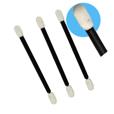 Pp noirs rigides collent des écouvillons de nettoyage d'astuce de mousse pour l'électronique de carte PCB