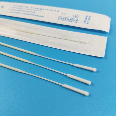 bâton nasopharyngal assemblé en nylon d'ABS d'écouvillon de CDC d'échantillon nasal de 15cm stérile