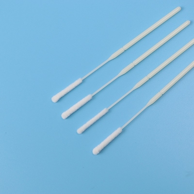 l'ordre technique Steirle de 10cm s'est assemblé l'écouvillon nasal en nylon de collection de spécimen avec le bâton d'ABS