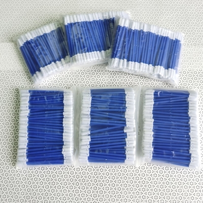 écouvillon de 3.2mm Mini Round Head Cleanroom Foam avec de doubles têtes pour le nettoyage de fentes