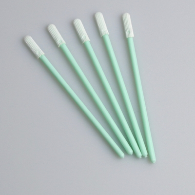 70mm que le double a tricoté Mini Head Polyester Swab Applicator plat avec pp collent