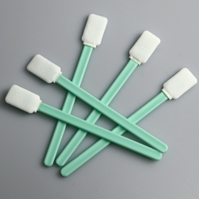 Pp collent l'écouvillon tricoté de polyester tourné par rectangle pour la collection de spécimen de COT