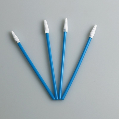 3" pp collent le polyester aigu micro a incliné des écouvillons pour le nettoyage de l'électronique