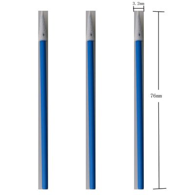 micro en plastique de bâton de 76mm dirigé pour écumer écouvillons de nettoyage pour le Cleanroom