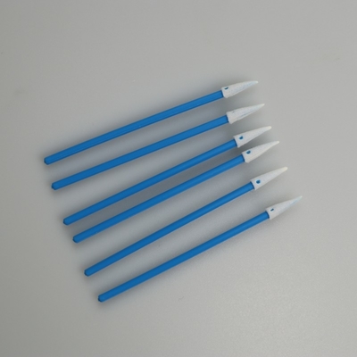 Mini Pointed Sponge Q incline l'utilisation industrielle d'écouvillon de mousse de Cleanroom