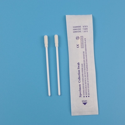 L'écouvillon oral 8cm stérile médical de collection de spécimen avec pp collent
