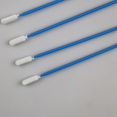 Écouvillon de mousse de polyuréthane de Cleanroom avec 6,5" poignée longue