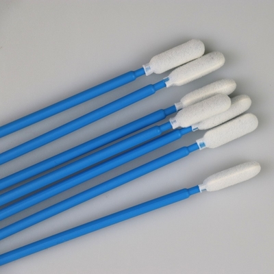 Écouvillon de mousse de polyuréthane de Cleanroom avec 6,5" poignée longue