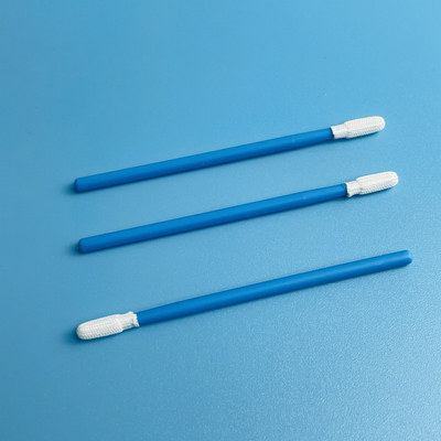Le polyester de nettoyage de Microfiber tamponne la tête ronde avec le bâton 100PCS de pp